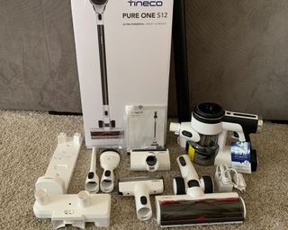Image of the Tineco S12 Pure One vacuum cleaner during unboxing