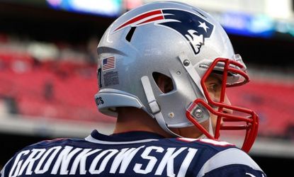 Rob Gronkowski #87 of the New England Patriots.