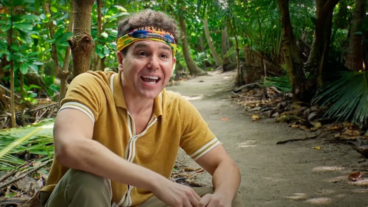 Jon Lovett in a Survivor confessional talking about another teammate.
