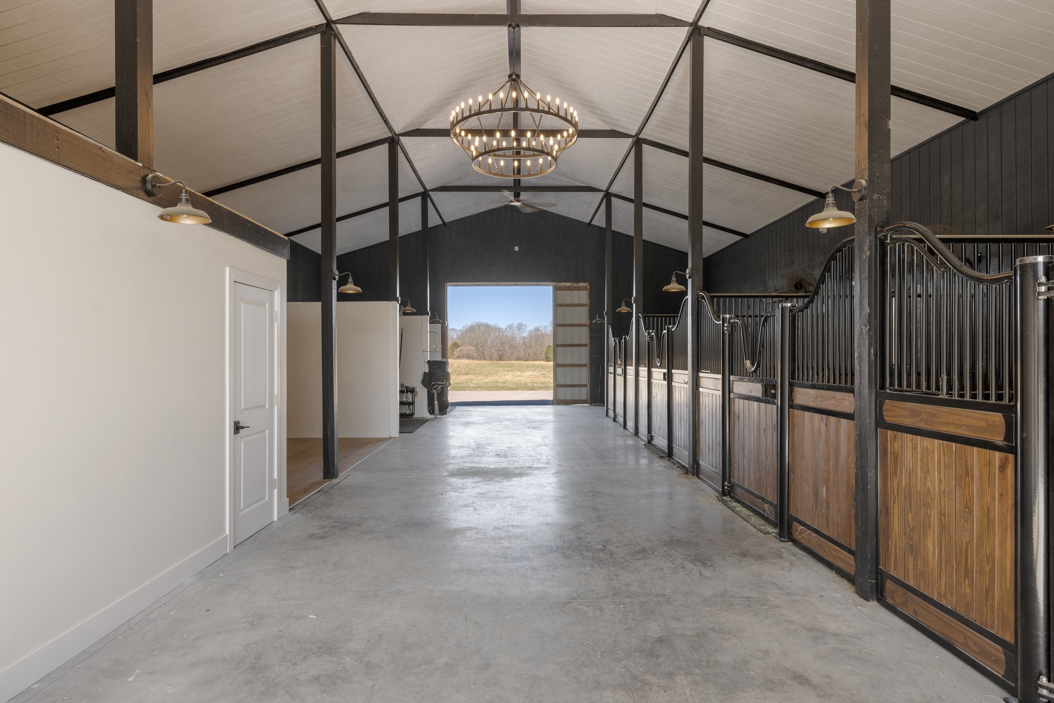 The barn of a home for sale in Tennessee.