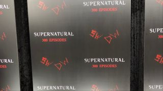 Photo from the red carpet of Supernatural's 300th episode celebration