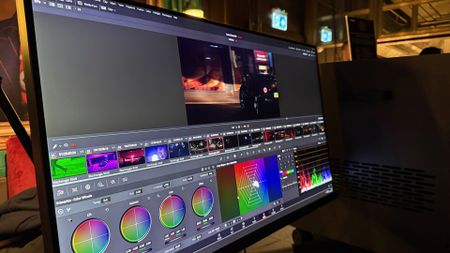 A close up photo of the new ASUS ProArt 8K monitor.