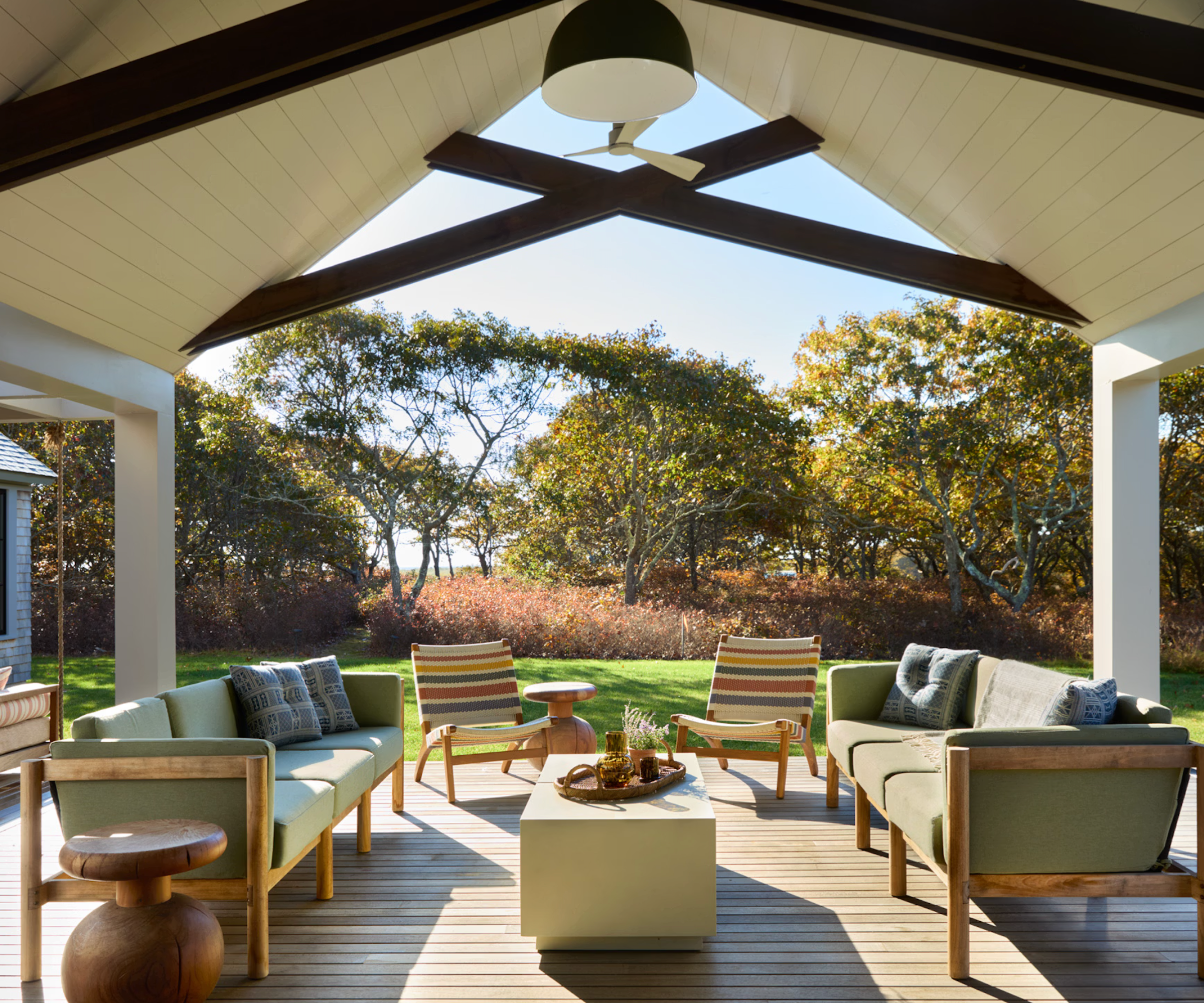 outdoor space in early autumn