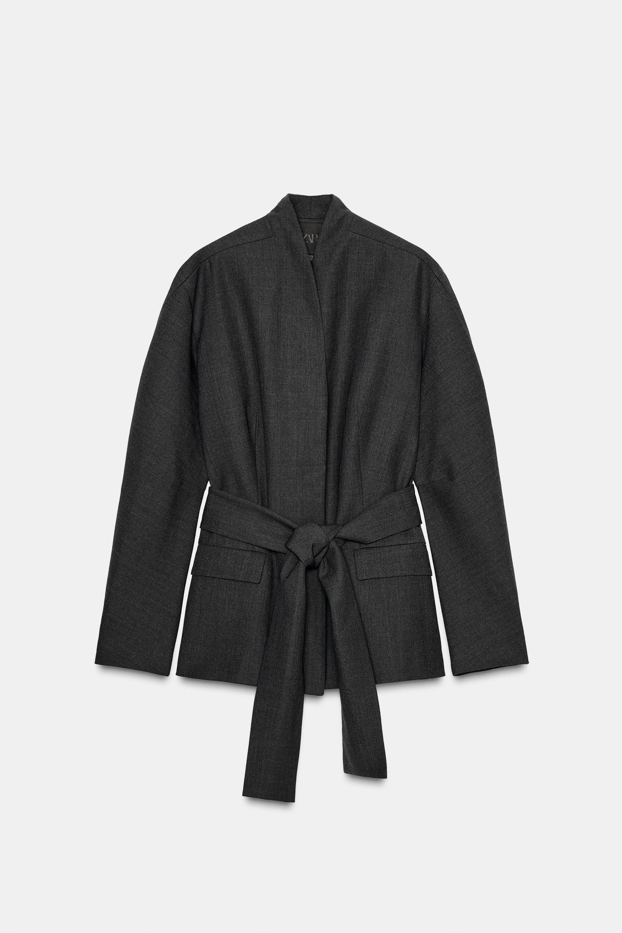 Kimono Blazer With Wool Zw Collection