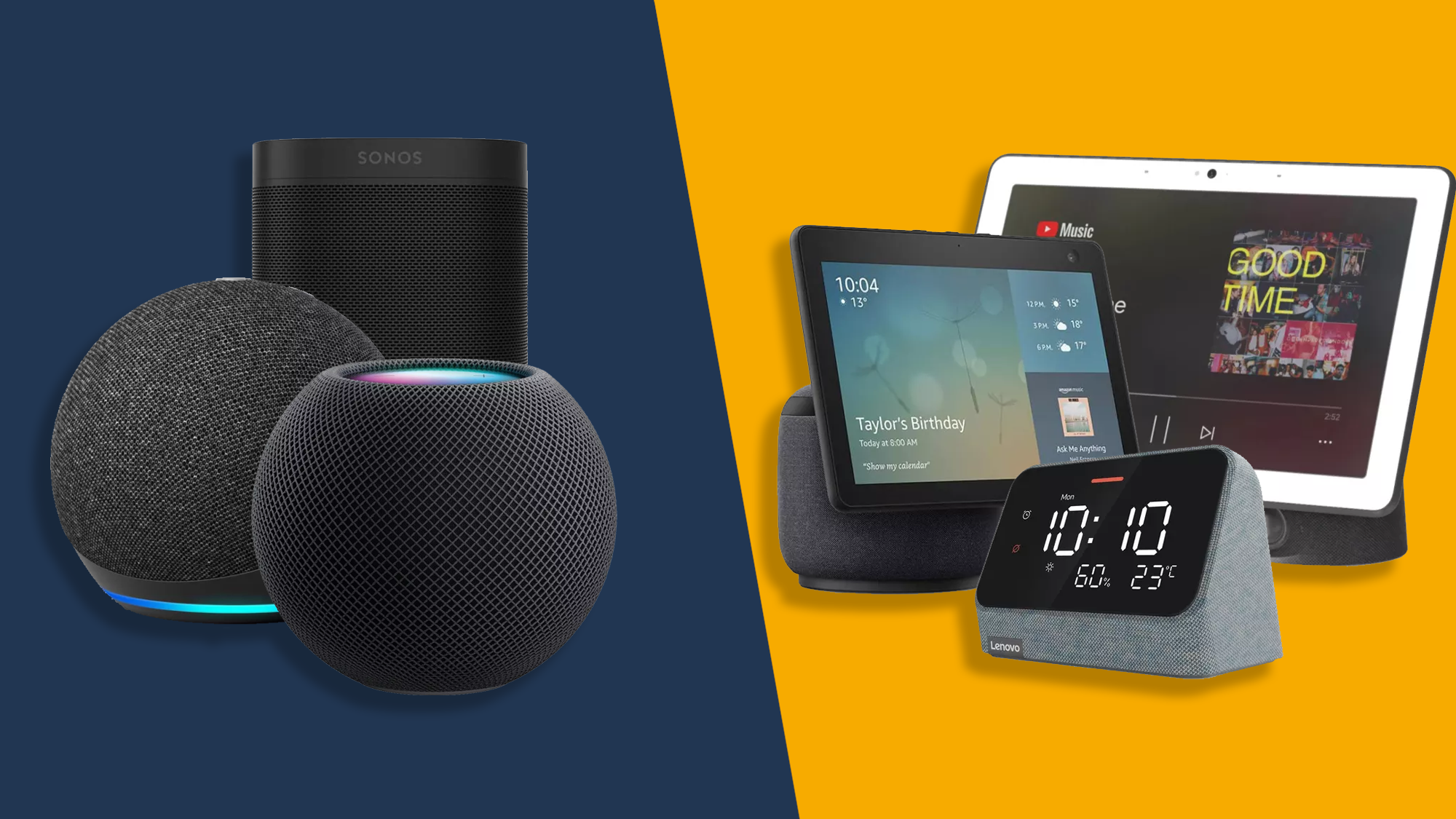 Smart speaker vs smart display: Which is best for you? | TechRadar