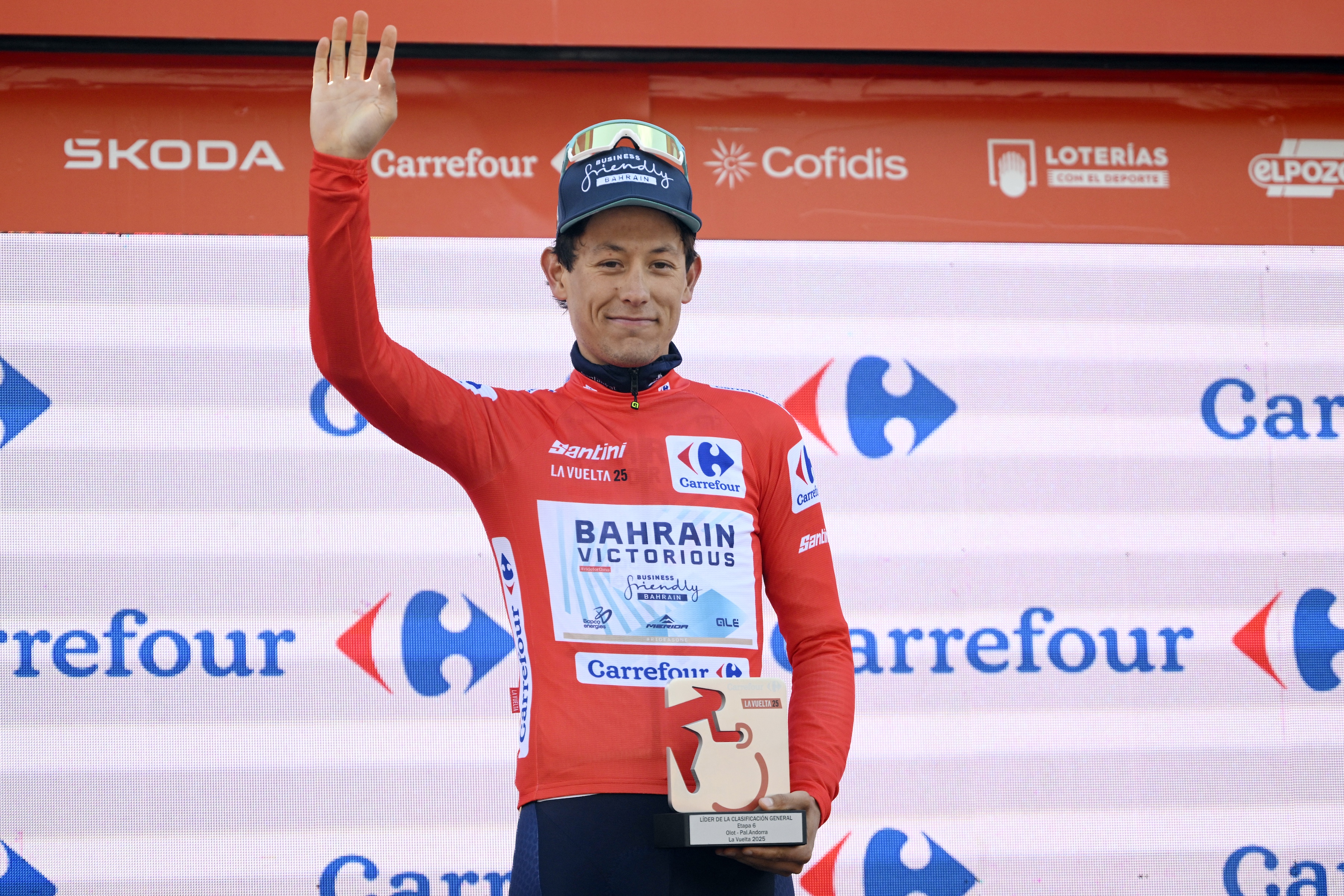 Torsten Træen takes the red leader&#039;s jersey after stage six Vuelta a Espana 2025