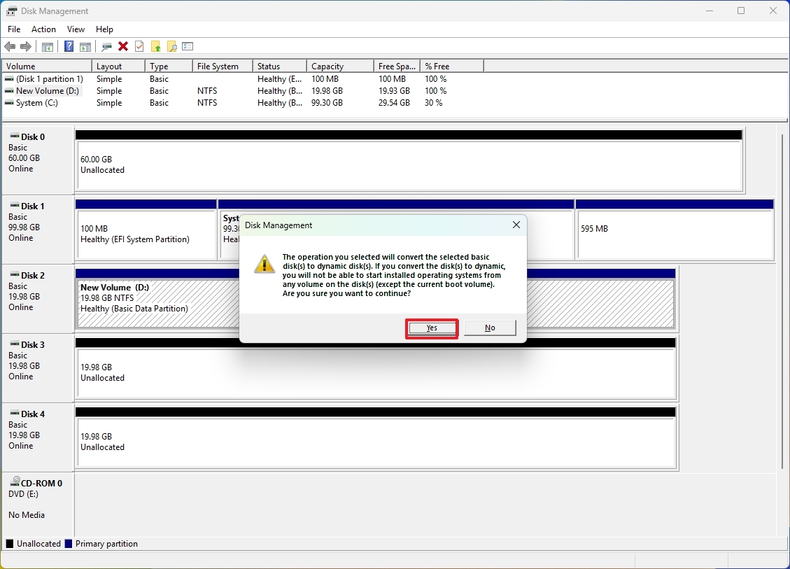 How to span storage to multiple drives on Windows 11