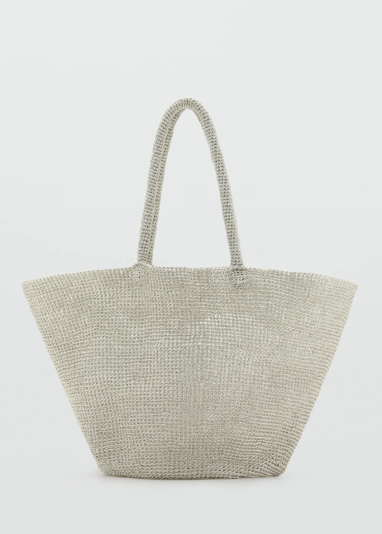 Mango Mesh Shopper Bag