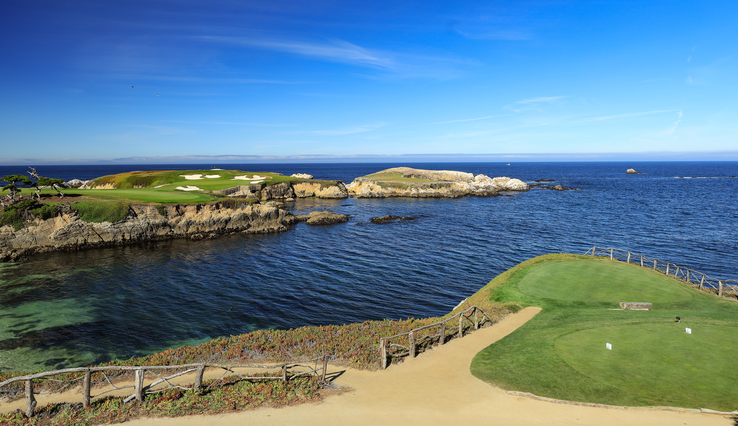 The 16th hole at Cypress Point