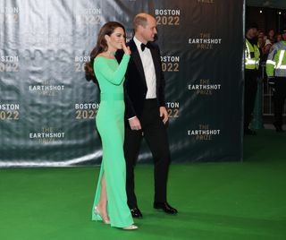 William and Kate were on hand for the Earthshot Prize's Green Carpet