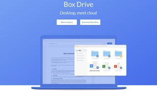 Box Drive's demonstration screen/download page