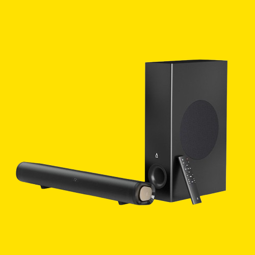 The Creative Stage Pro on a yellow background