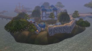 A rare shot of Menethil Harbor before it was partially submerged into the sea.