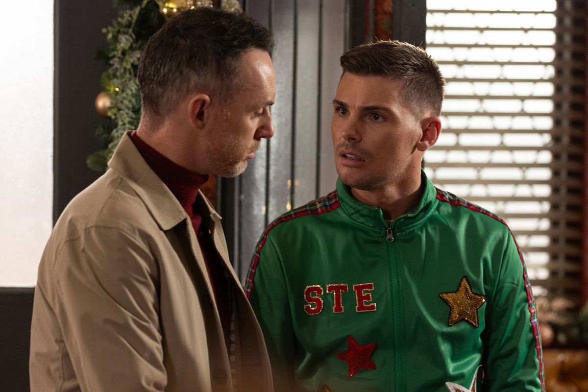 James admits the truth to Ste in Hollyoaks 