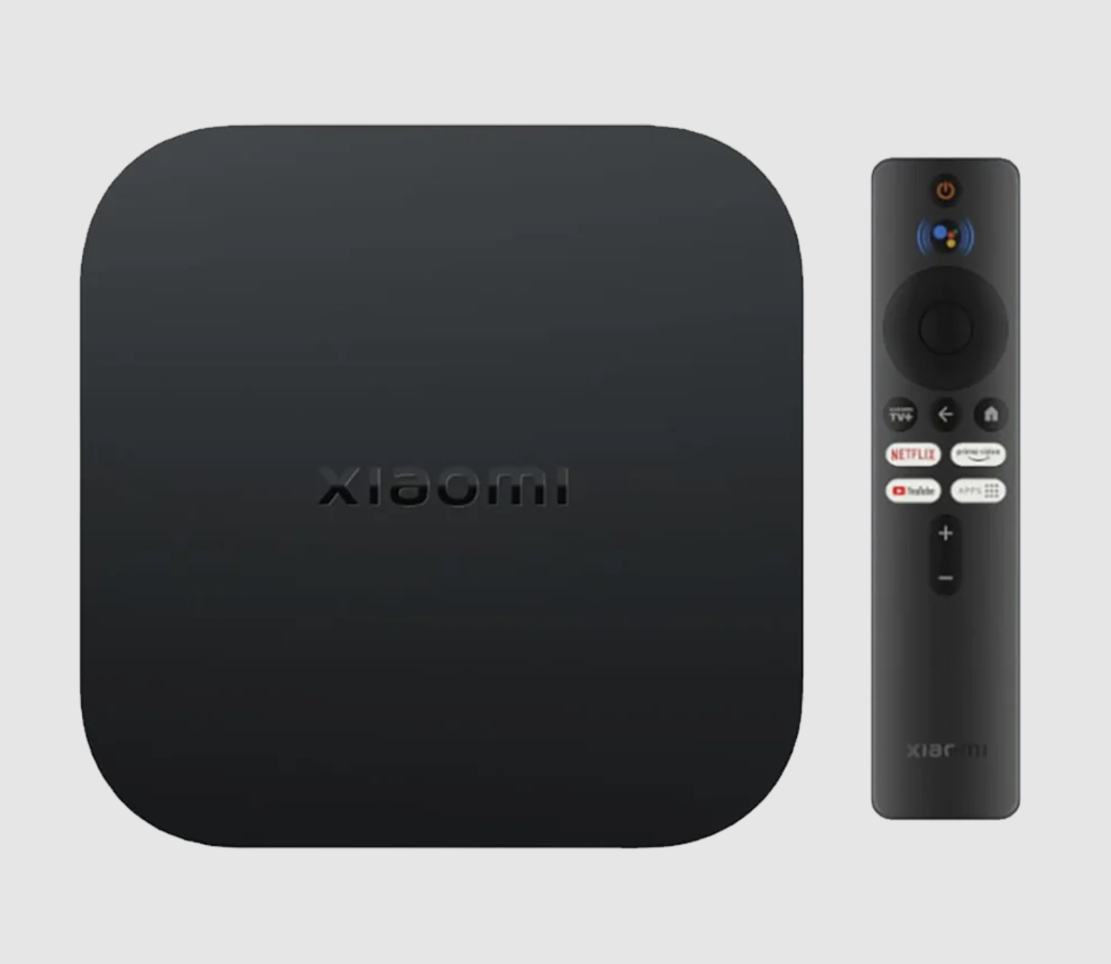 Xiaomi TV Box S (2nd Gen) on a white background