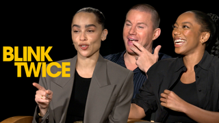 Zoë Kravitz, Channing Tatum and Naomi Ackie discuss Kravitz's directorial debut, "Blink Twice."