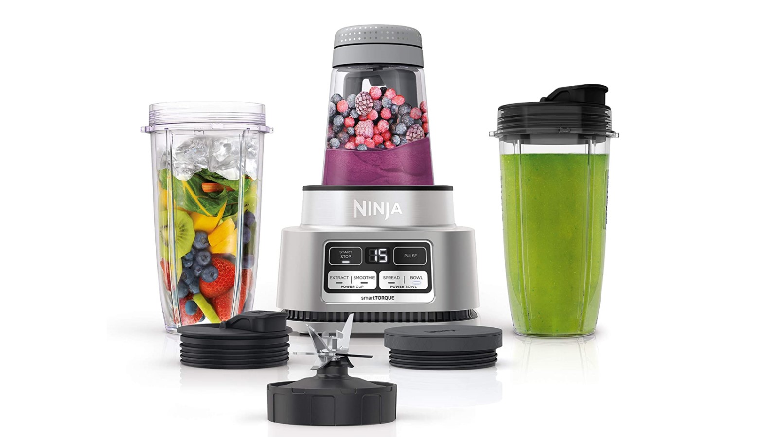 Ninja SS101 Foodi Power Nutri Duo Smoothie Bowl Maker and Personal Blender