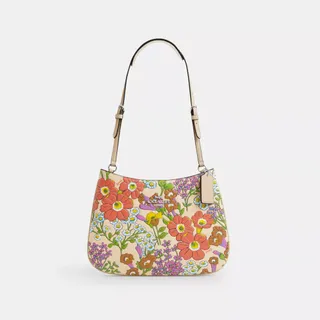 Penelope Shoulder Bag With Floral Print