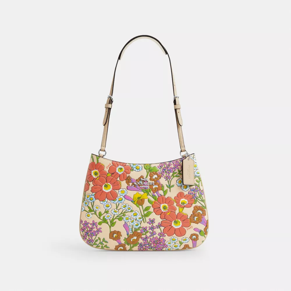 Penelope Shoulder Bag With Floral Print