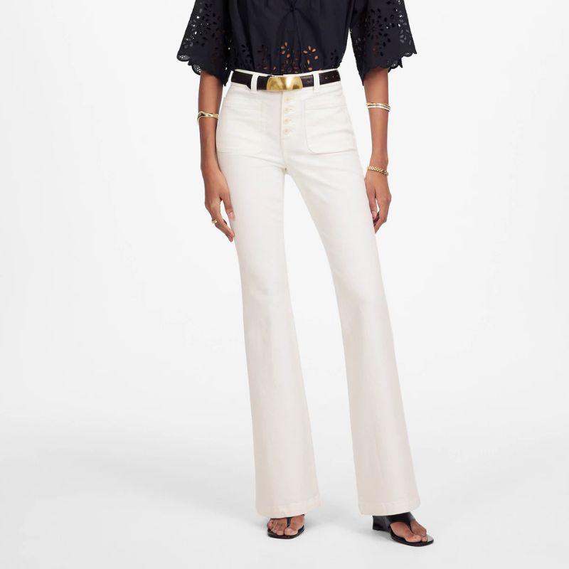 white jeans