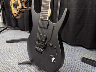 A Dean Exile Select Floyd Fluence guitar, photographed at the 2024 NAMM show