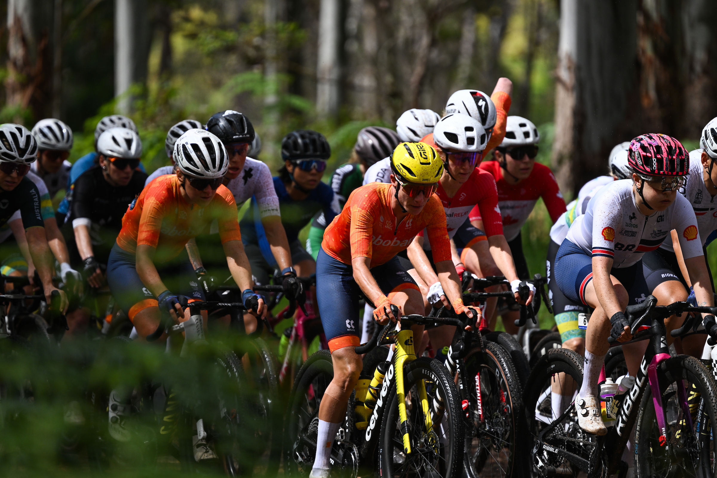 Picture by Zac Williams/SWpix.com - 10/10/2026 - Cycling - 2026 UCI Gravel World Championships - Nannup, Western Australia, Australia - Women&amp;rsquo;s Elite - Marianne Vos (Netherlands)