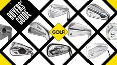 A picture of the best golf irons on the market in a grid system