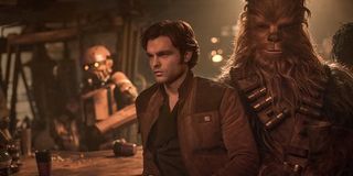 Han Solo and Chewbacca in Solo: A Star Wars Story