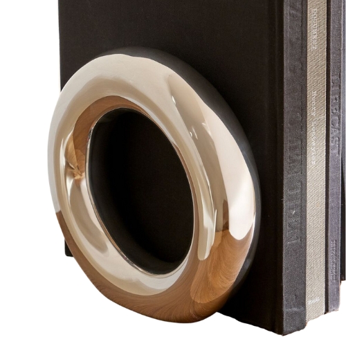 West Elm UK, Tubular Metal Bookend - Chrome
