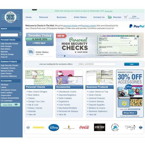 Checks In The Mail Check Ordering) Review Pros and Cons Top