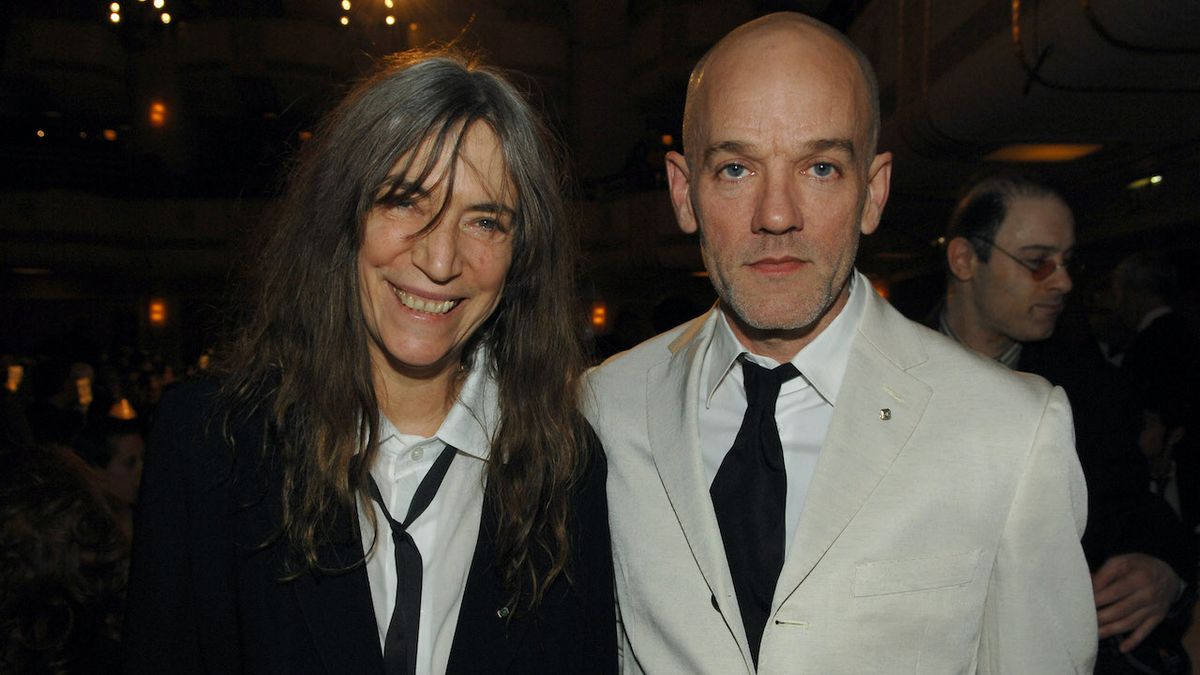 Michael Stipe and Patti Smith