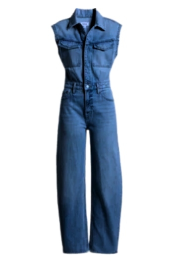 Pistola, Ace Sleeveless Denim Jumpsuit