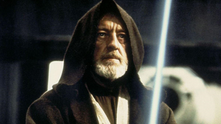 Obi-Wan Kenobi confronts Darth Vader in Star Wars