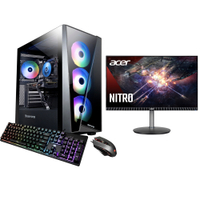 iBuyPower SlateMR gaming PC and Acer Nitro monitor bundle $1,020