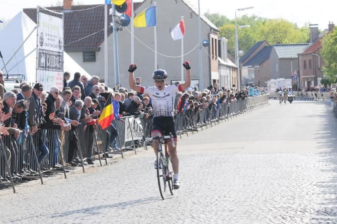 Robin Carpenter (Hincapie Sportswear Development Team) soloed to victory at the Puivelde Kermis in Belgium in mid-May