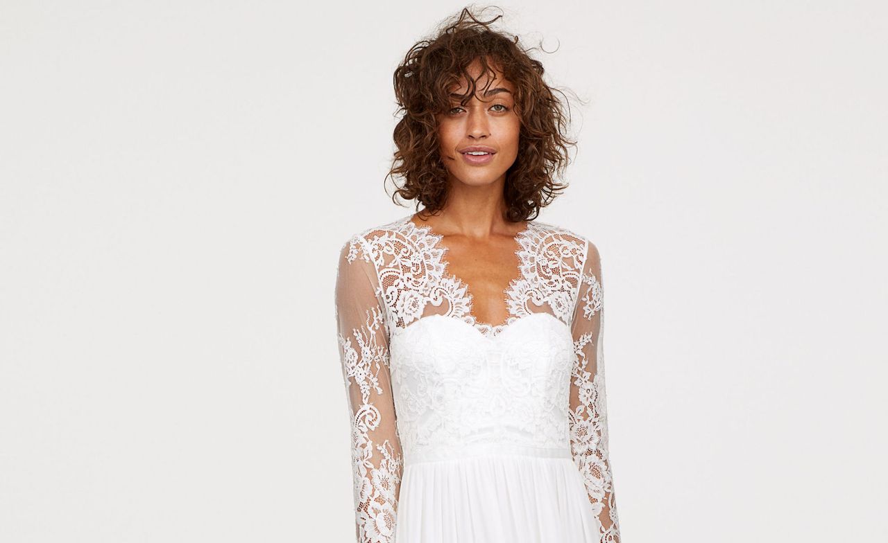 h&amp;m wedding dress