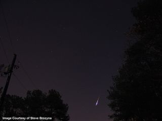 Photo of comet shot in Jonesboro, GA