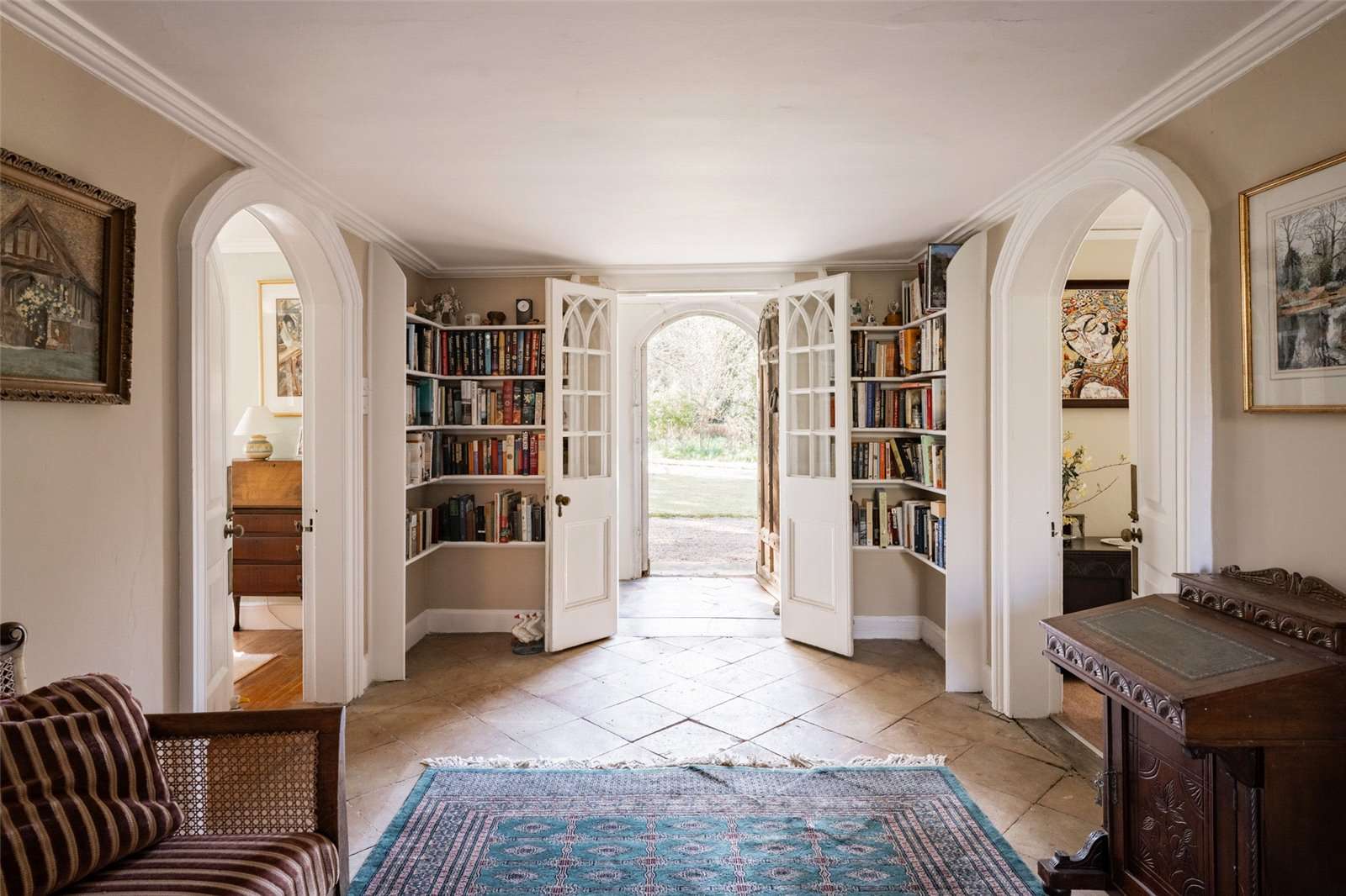 Images of the interiors of Brandiston Hall, Norfolk