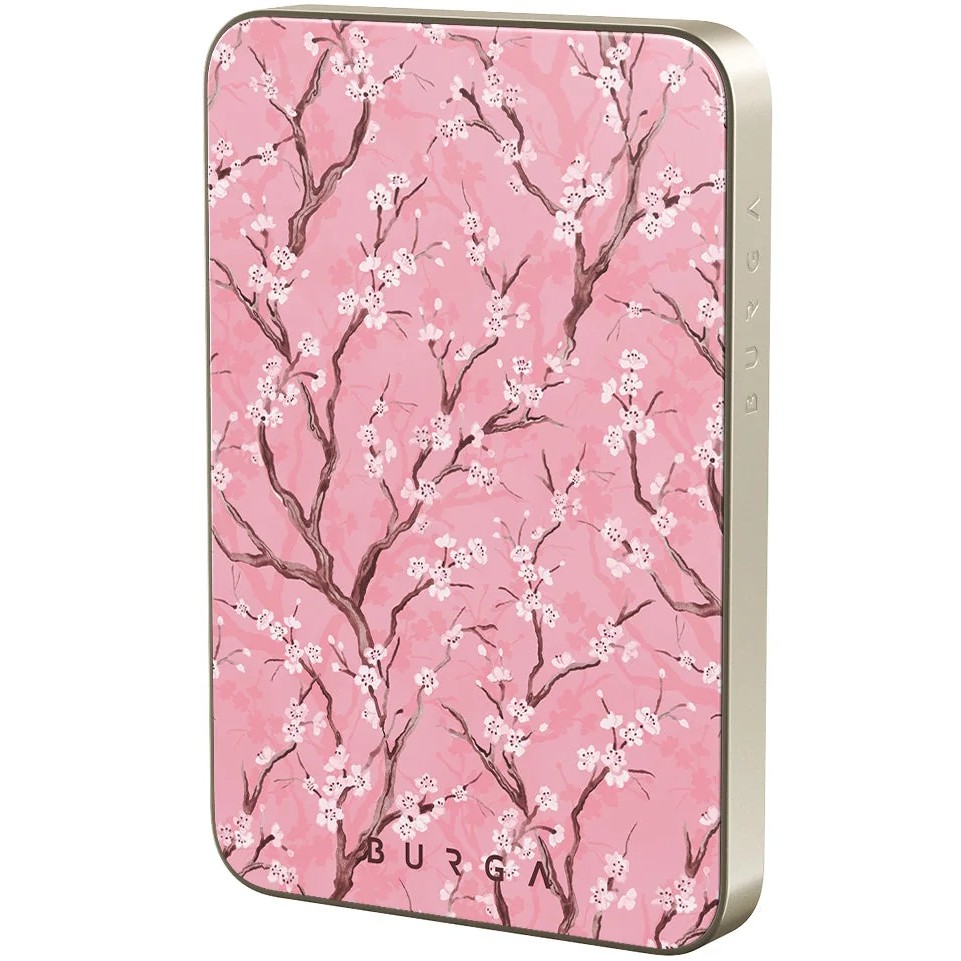BURGA Magnetic Power Bank in Sakura