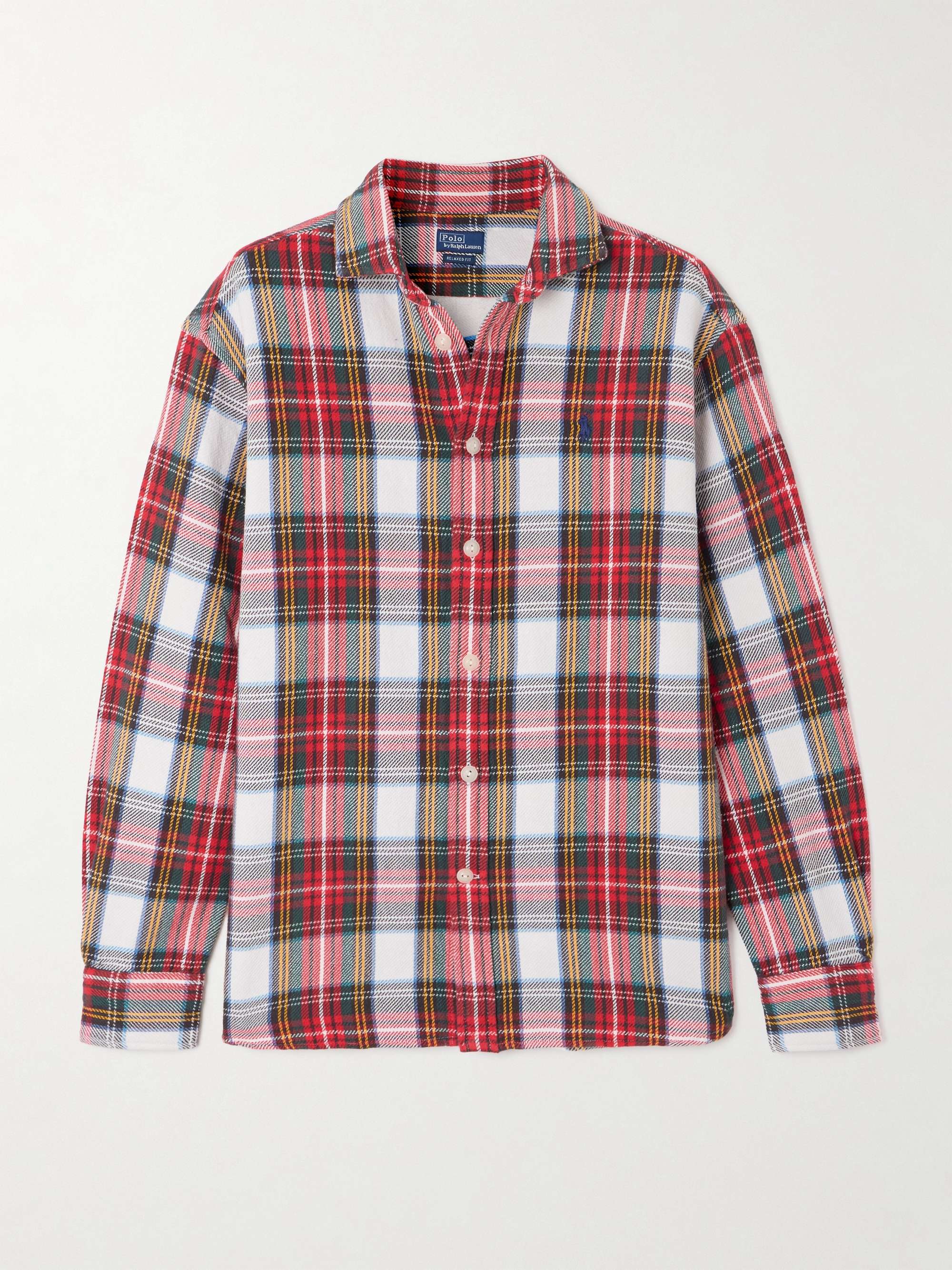 Checked Cotton-Flannel Shirt