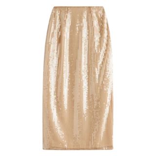 next Myleene Klass Nude Premium Sequin Coord Skirt