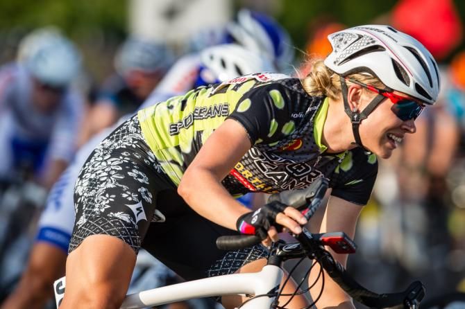 Taylor Wiles (Specialized) kept the Queen of the Hill jersey for another day.
