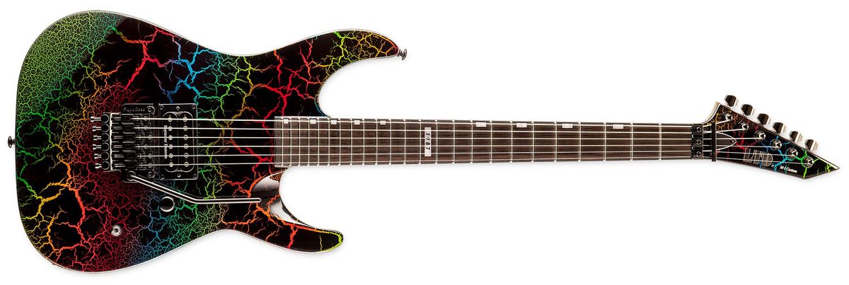 ESP LTD '87 Series Rainbow Crackle