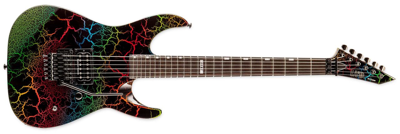 ESP LTD '87 Series Rainbow Crackle