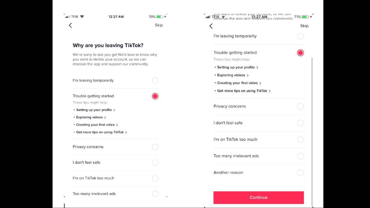 How to delete your TikTok Laptop Mag