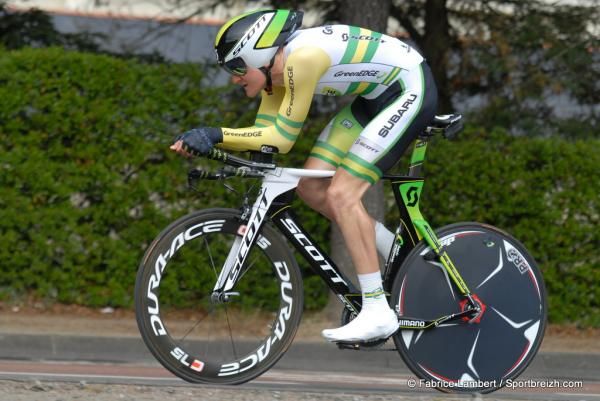 Australian time trial champion Luke Durbridge won the stage