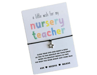 1. Nursery teacher wish string, £1.95 | Etsy