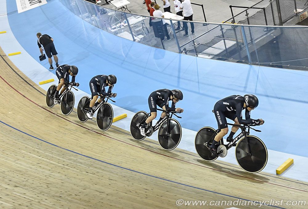 Women Team Pursuit Qualifying - New Zealand