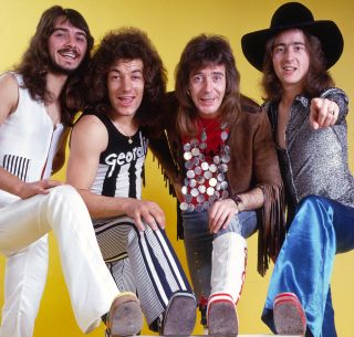 Geordie, 1974: Brian Johnson (2nd from left)