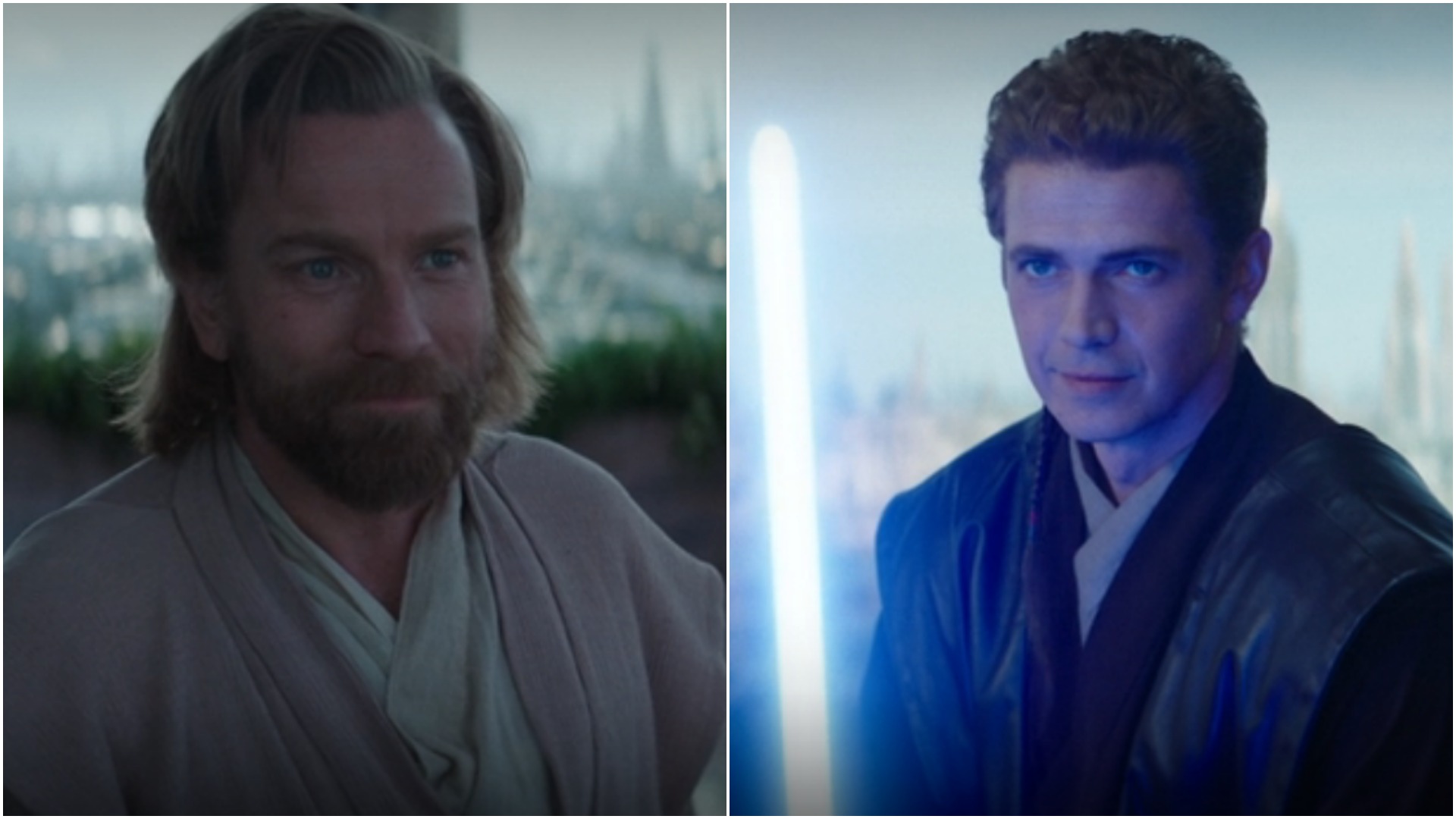 Ewan McGregor y Hayden Christensen en el episodio 5 de Obi-Wan Kenobi